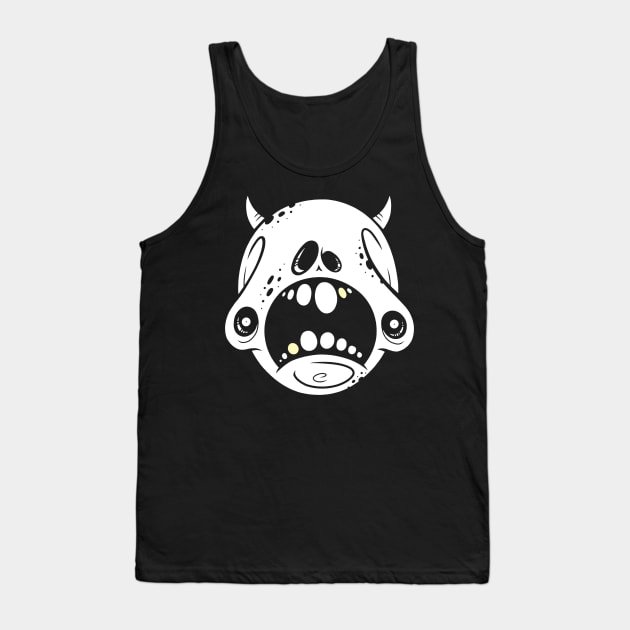 Petrified Skull Tank Top by ArtisticDyslexia